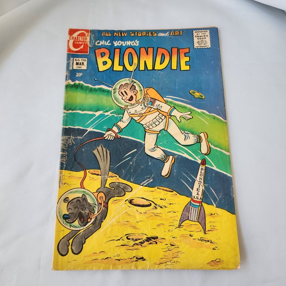 Blondie Comic Book #196 March Charlton Comics Group Silver Age VG Classic Art OG